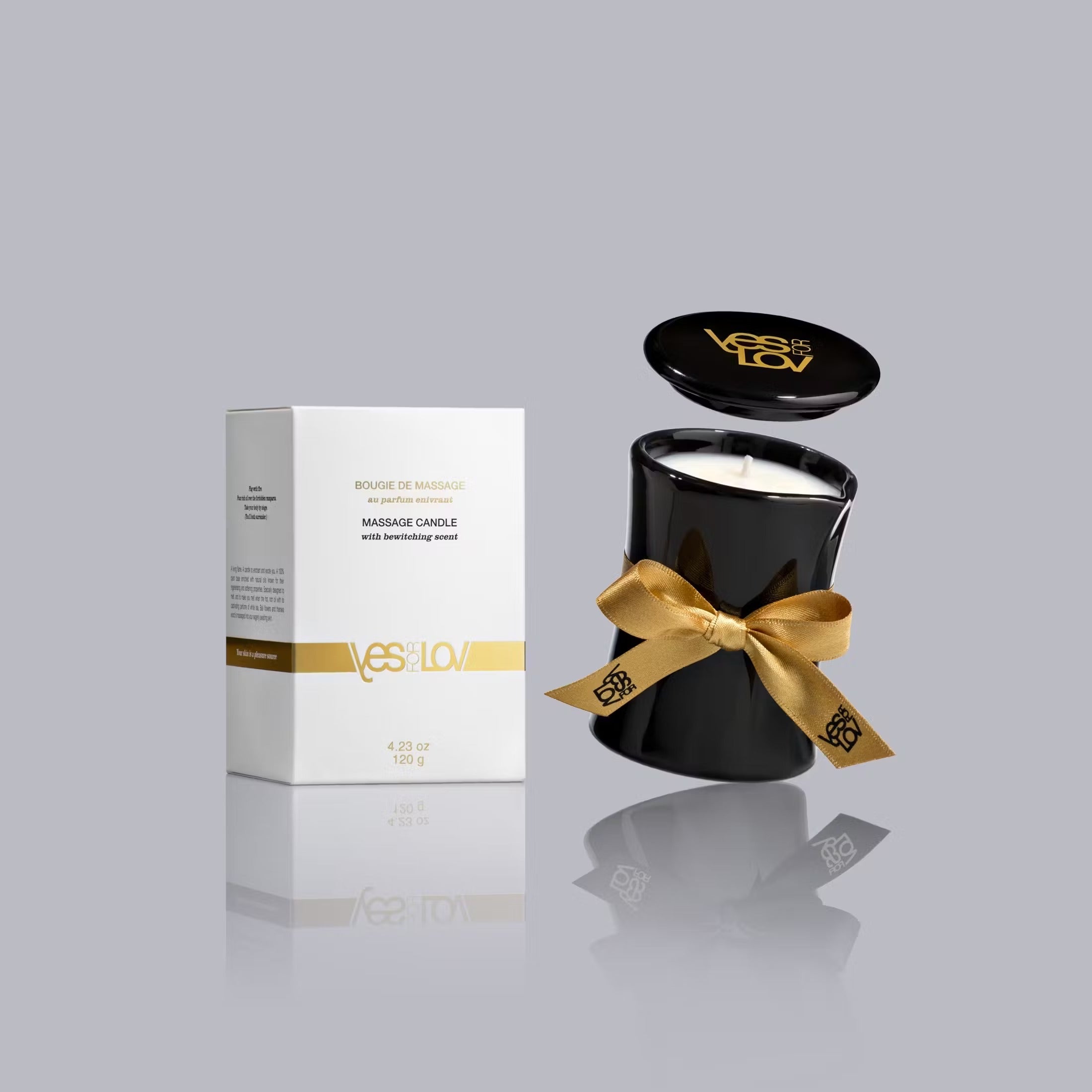 Bougie de massage pour couples de Yes for Love