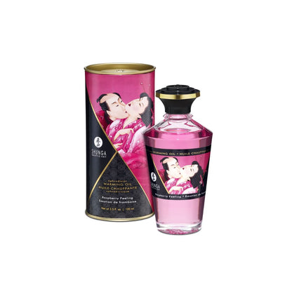 Hot massage oil stimulating lust from Shunga