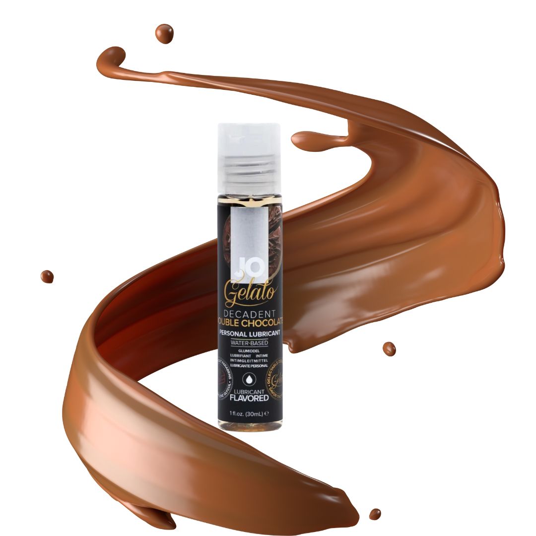 Lubrifiant aromatisé à la crème glacée au double chocolat JO System 