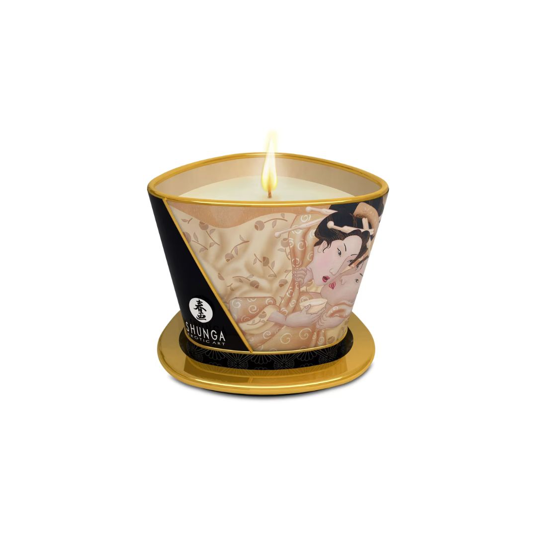 Bougie de massage érotique de luxe Shunga 