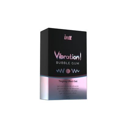 Gel vibrant aromatisé au bubblegum Intt Kissable 