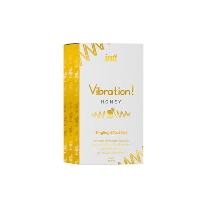 Gel vibrant aromatisé au miel Intt embrassable 