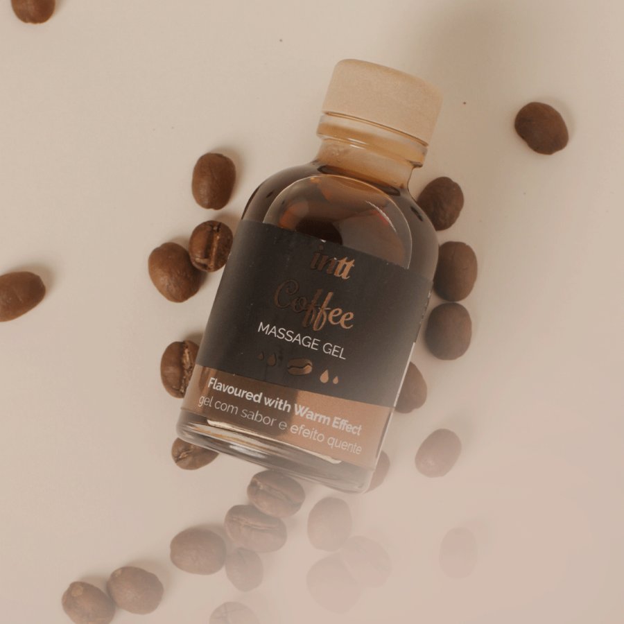 Gel de massage intime aromatisé au café Intt 