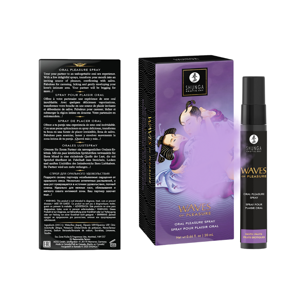 بخاخ أمواج المتعة الفموية – نكهة مغرية ومحفّزة للعاب