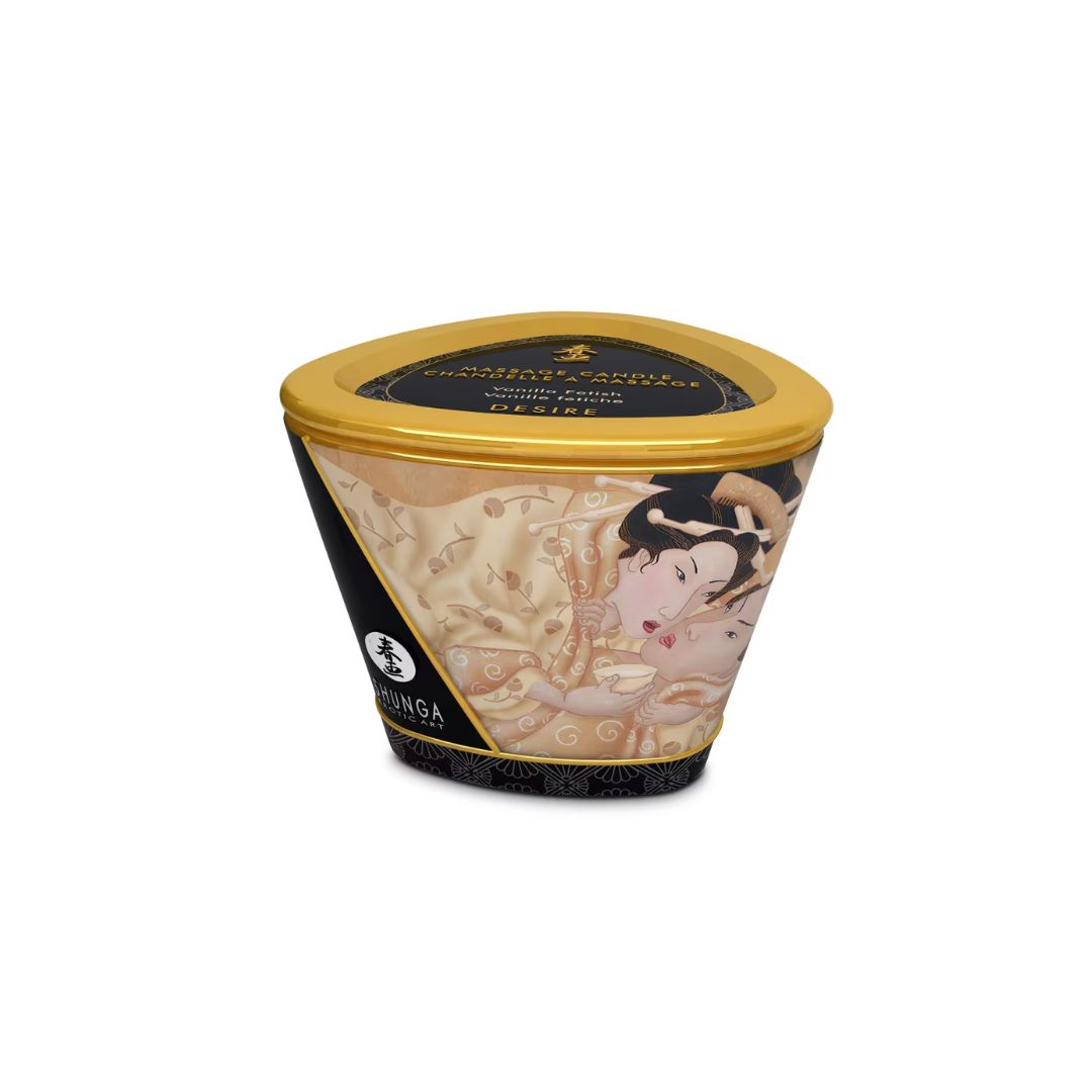 Bougie de massage érotique de luxe Shunga 