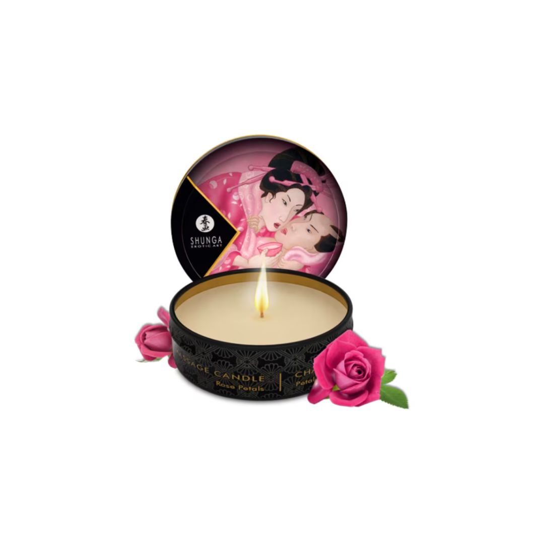 Small exciting massage candle from Shunga