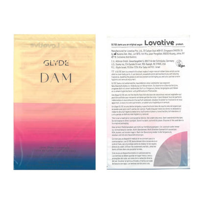 X4 is a flavoring barrier for oral foreplay