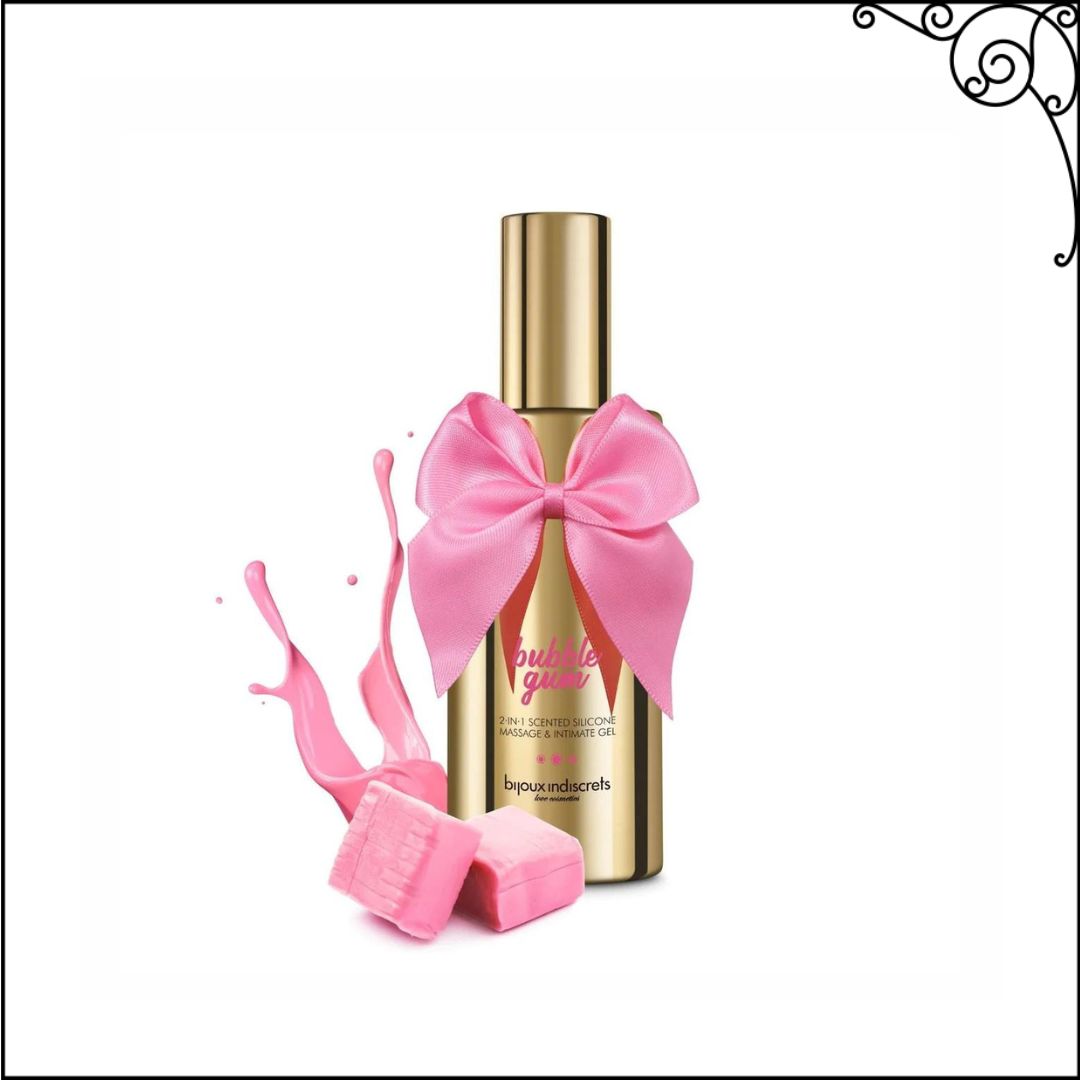 Lubrifiant intime et huile de massage Bubblegum 2 en 1 