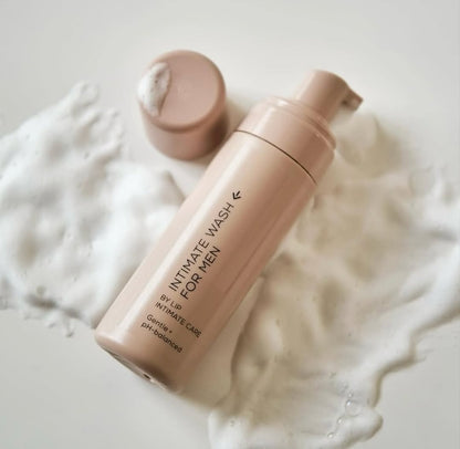 Mousse nettoyante intime sans rinçage pour homme 