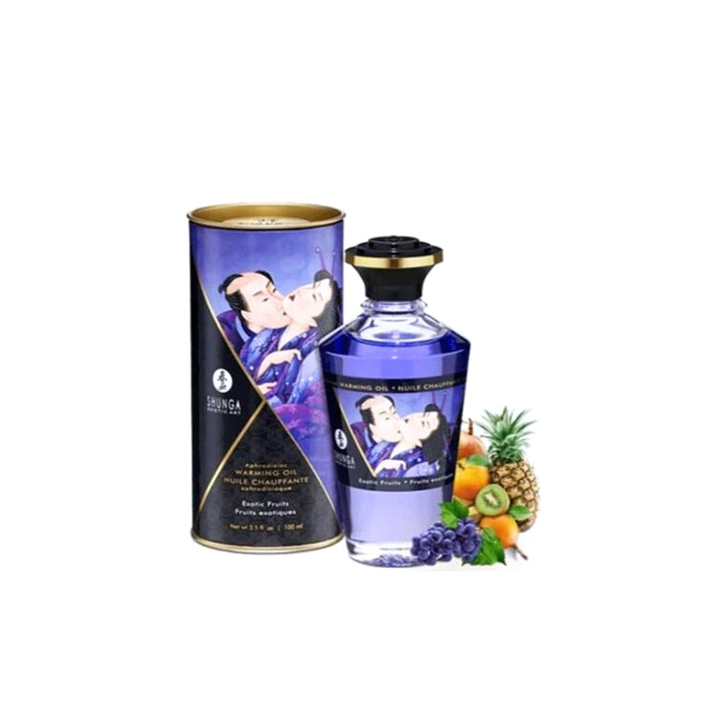 Hot massage oil stimulating lust from Shunga