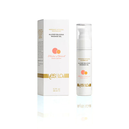 Gel massage and sloping peach flavor and apricot