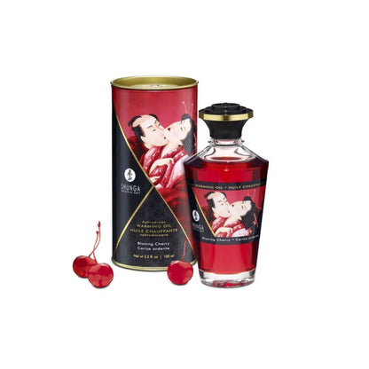 Hot massage oil stimulating lust from Shunga